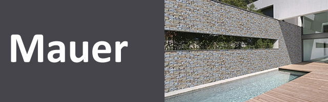 Mauerverblender, Mauer
